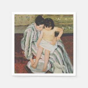 Mary Cassatt Child's Bath Painting Serviette