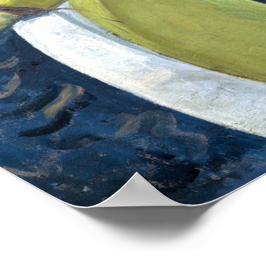 Mary Cassatt Das BootParty Poster (Ecke)