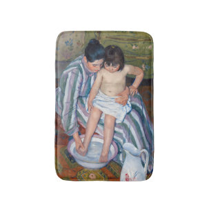 Mary Cassatt - Das Kinderbad / das Bad Badematte
