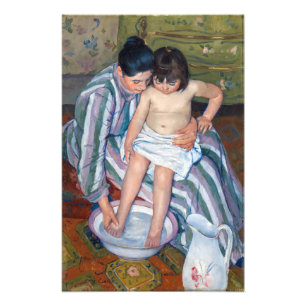 Mary Cassatt - Das Kinderbad / das Bad Fotodruck