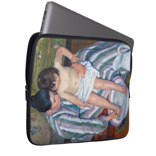 Mary Cassatt - Das Kinderbad / das Bad Laptopschutzhülle (Vorne Rechts)