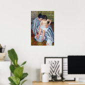 Mary Cassatt - Das Kinderbad / das Bad Poster (Heimbüro)