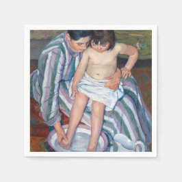 Mary Cassatt - Das Kinderbad / das Bad Serviette