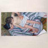 Mary Cassatt - Das Kinderbad / das Bad Strandtuch (Vorderseite)