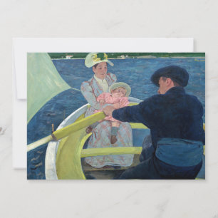 Mary Cassatt - Das Party für Boote Dankeskarte