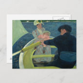 Mary Cassatt - Das Party für Boote Einladungspostkarte (Vorne/Hinten)