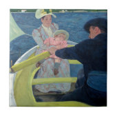Mary Cassatt - Das Party für Boote Fliese (Vorderseite)