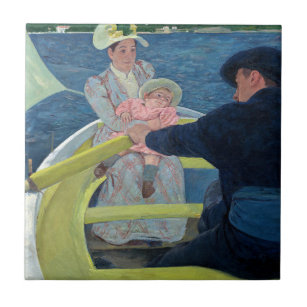 Mary Cassatt - Das Party für Boote Fliese