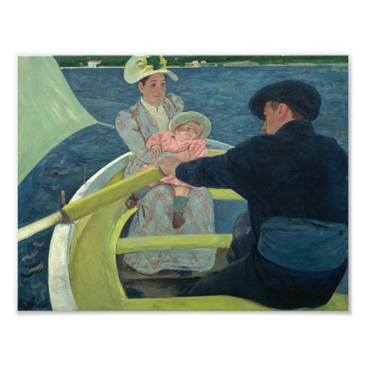 Mary Cassatt - Das Party für Boote Fotodruck (Vorne)