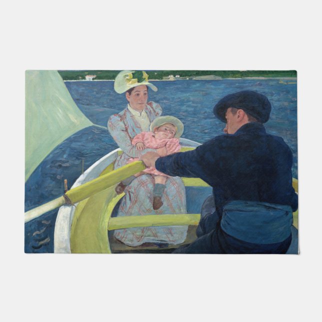 Mary Cassatt - Das Party für Boote Fußmatte (Vorderseite)