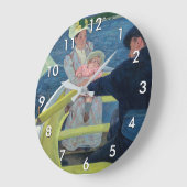 Mary Cassatt - Das Party für Boote Große Wanduhr (Winkel)