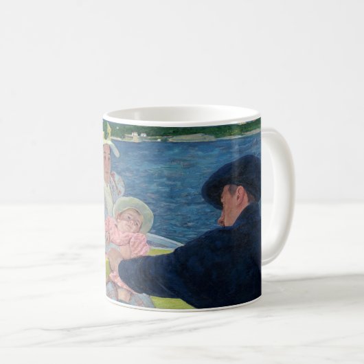 Mary Cassatt - Das Party für Boote Kaffeetasse (VorderseiteRechts)