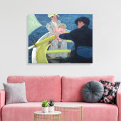 Mary Cassatt - Das Party für Boote Leinwanddruck (Insitu (Wohnzimmer))