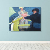 Mary Cassatt - Das Party für Boote Leinwanddruck (Insitu (Holzboden))
