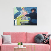 Mary Cassatt - Das Party für Boote Leinwanddruck (Insitu (Wohnzimmer))