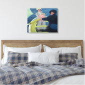 Mary Cassatt - Das Party für Boote Leinwanddruck (Insitu (Schlafzimmer))