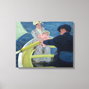 Mary Cassatt - Das Party für Boote Leinwanddruck