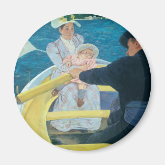 Mary Cassatt - Das Party für Boote Magnet