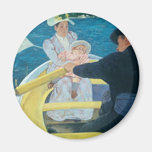 Mary Cassatt - Das Party für Boote Magnet (Vorne)