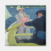 Mary Cassatt - Das Party für Boote Magnet (Vorne)