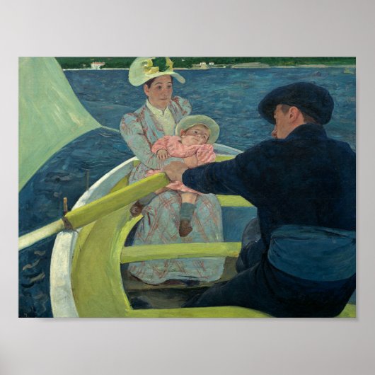 Mary Cassatt - Das Party für Boote Poster (Vorne)