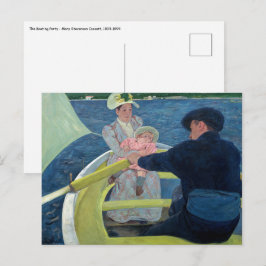 Mary Cassatt - Das Party für Boote Postkarte
