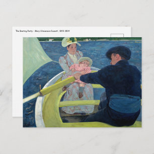 Mary Cassatt - Das Party für Boote Postkarte