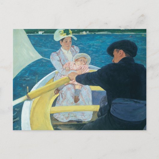 Mary Cassatt - Das Party für Boote Postkarte (Vorderseite)