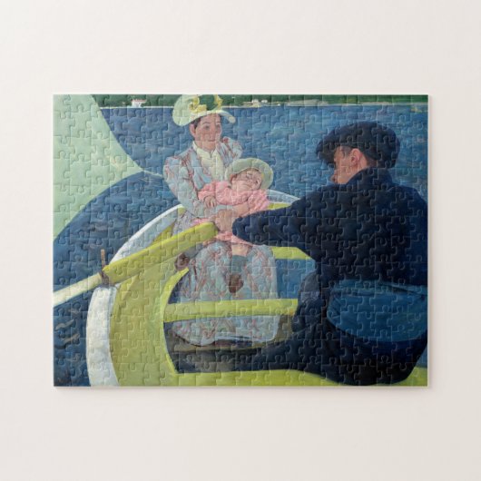 Mary Cassatt - Das Party für Boote Puzzle (Horizontal)
