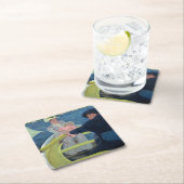 Mary Cassatt - Das Party für Boote Rechteckiger Pappuntersetzer (Vor Ort)