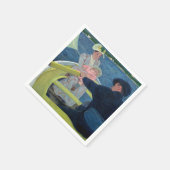 Mary Cassatt - Das Party für Boote Serviette (Ecke)