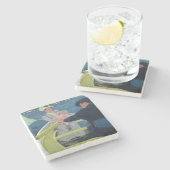 Mary Cassatt - Das Party für Boote Steinuntersetzer (Seitenansicht)