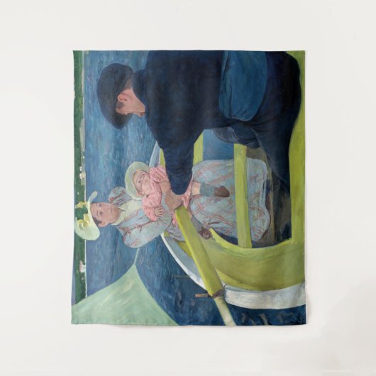 Mary Cassatt - Das Party für Boote Wandteppich (Vorderseite)