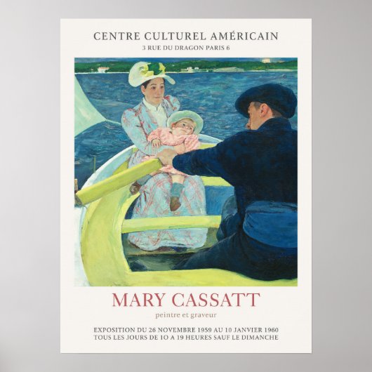 Mary Cassatt Das Party Impressionist Art Poster (Vorne)