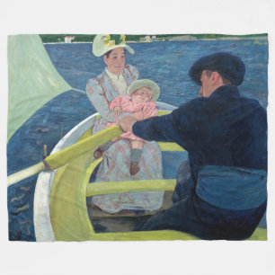 Mary Cassatt - Das Segelboot Fleecedecke