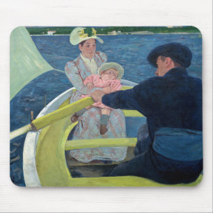 Mary Cassatt - Das Segelboot Mousepad
