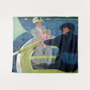 Mary Cassatt - Das Segelboot Wandteppich