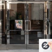 Mary Cassatt - Der Cup der Tee Fensteraufkleber (Büro Tür)