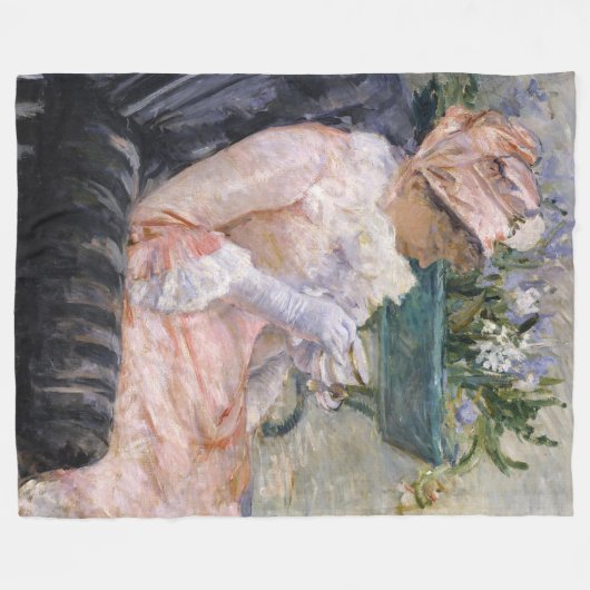 Mary Cassatt - Der Cup der Tee Fleecedecke (Vorderseite (Horizontal))