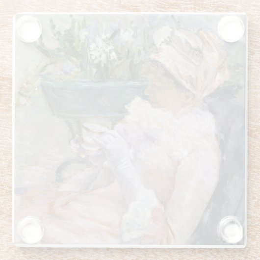 Mary Cassatt - Der Cup der Tee Glasuntersetzer (Rückseite)