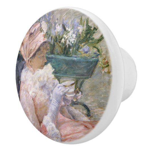 Mary Cassatt - Der Cup der Tee Keramikknauf (Rechts)