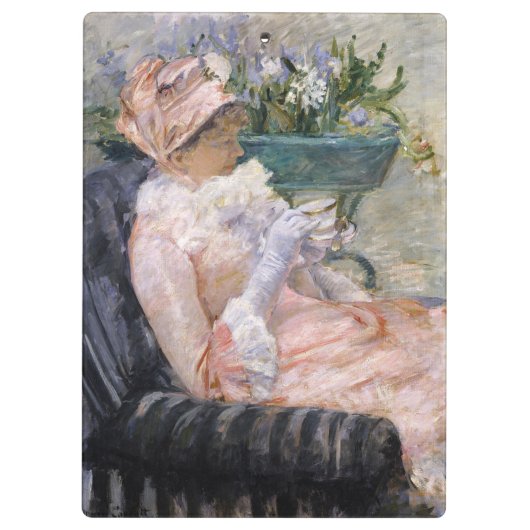 Mary Cassatt - Der Cup der Tee Klemmbrett (Rückseite)