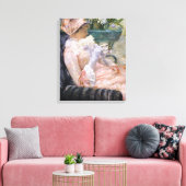 Mary Cassatt - Der Cup der Tee Leinwanddruck (Insitu (Wohnzimmer))