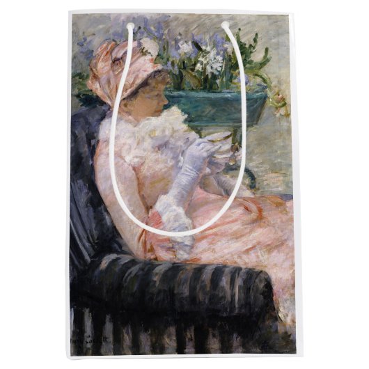 Mary Cassatt - Der Cup der Tee Mittlere Geschenktüte (Vorderseite)