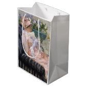 Mary Cassatt - Der Cup der Tee Mittlere Geschenktüte (Rückseite Schrägansicht)