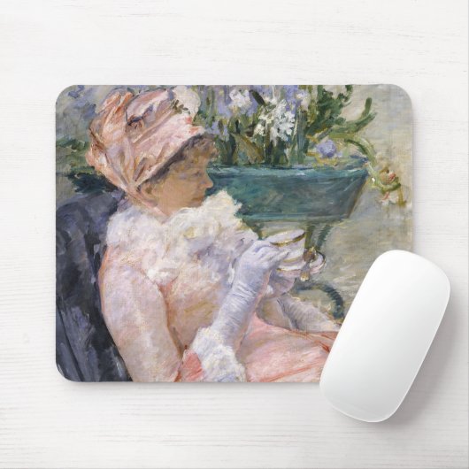 Mary Cassatt - Der Cup der Tee Mousepad (Mit Mouse)
