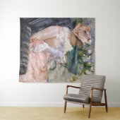 Mary Cassatt - Der Cup der Tee Wandteppich (Beispiel (Horizontal))