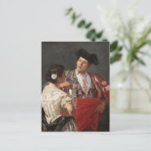 Mary Cassatt, die dem Bullfighter das Panal anbiet Postkarte (Stehend Vorderseite)