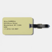 Mary Cassatt - Die Loge Gepäckanhänger (Rückseite horizontal)