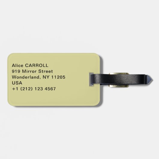 Mary Cassatt - Die Loge Gepäckanhänger (Rückseite horizontal)